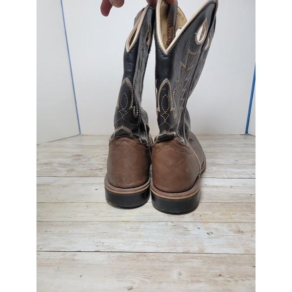 SMOKY MOUNTAIN BOOTS Blaze‎ Western Boots, Color: Brown/Black Size 7 - Picture 5 of 10